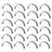 Set guide profilo in lamiera zincata per strutture curve e design innovativo *** pezzi 24, misure 30 x 75 x 30 mm, co...
