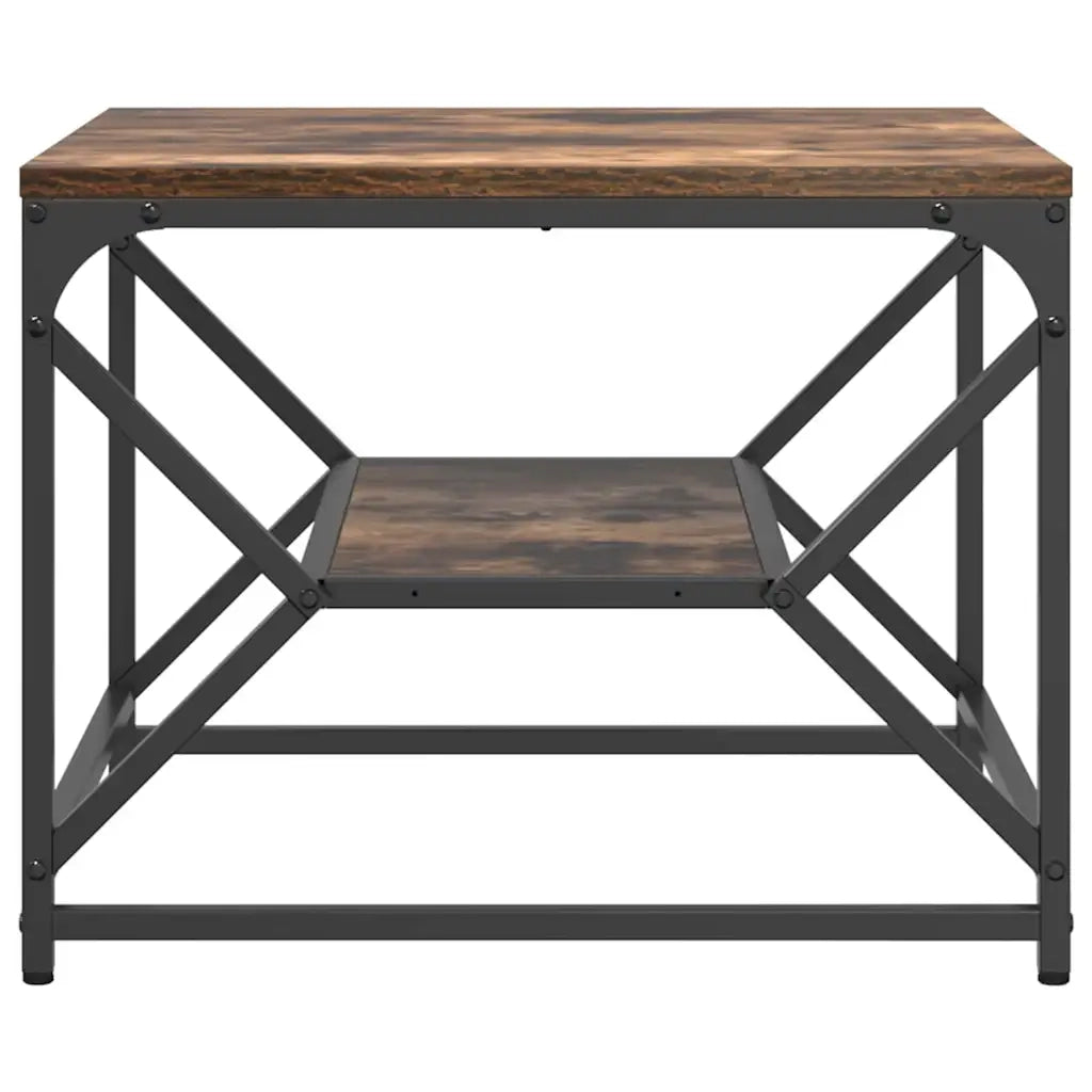 Tavolino da Salotto-Tavolino da soggiorno-Tavolo Rovere fum¨¦ 51 x 50 x 40 cm