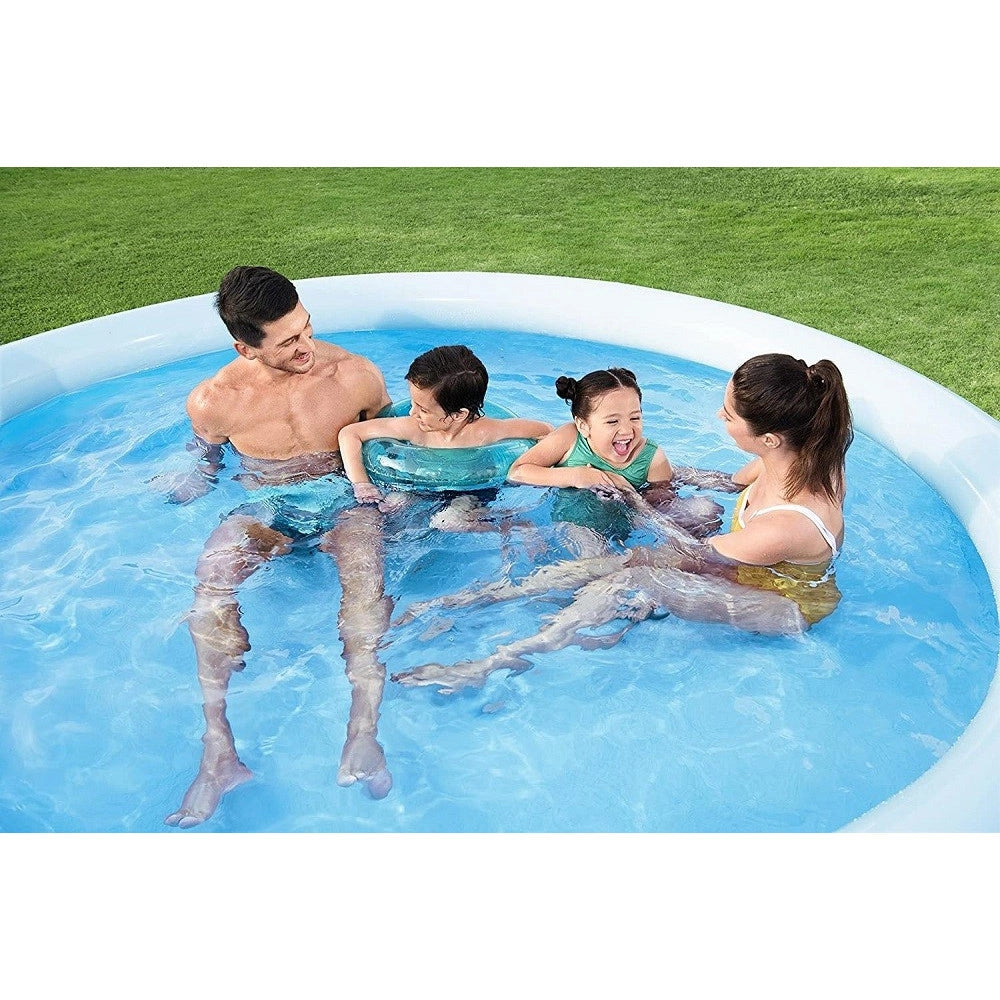 Trade Shop - Piscina Fast Set Tonda Fuori Terra Con Anello Gonfiabile 3200lt 305x66 Cm 57456 -