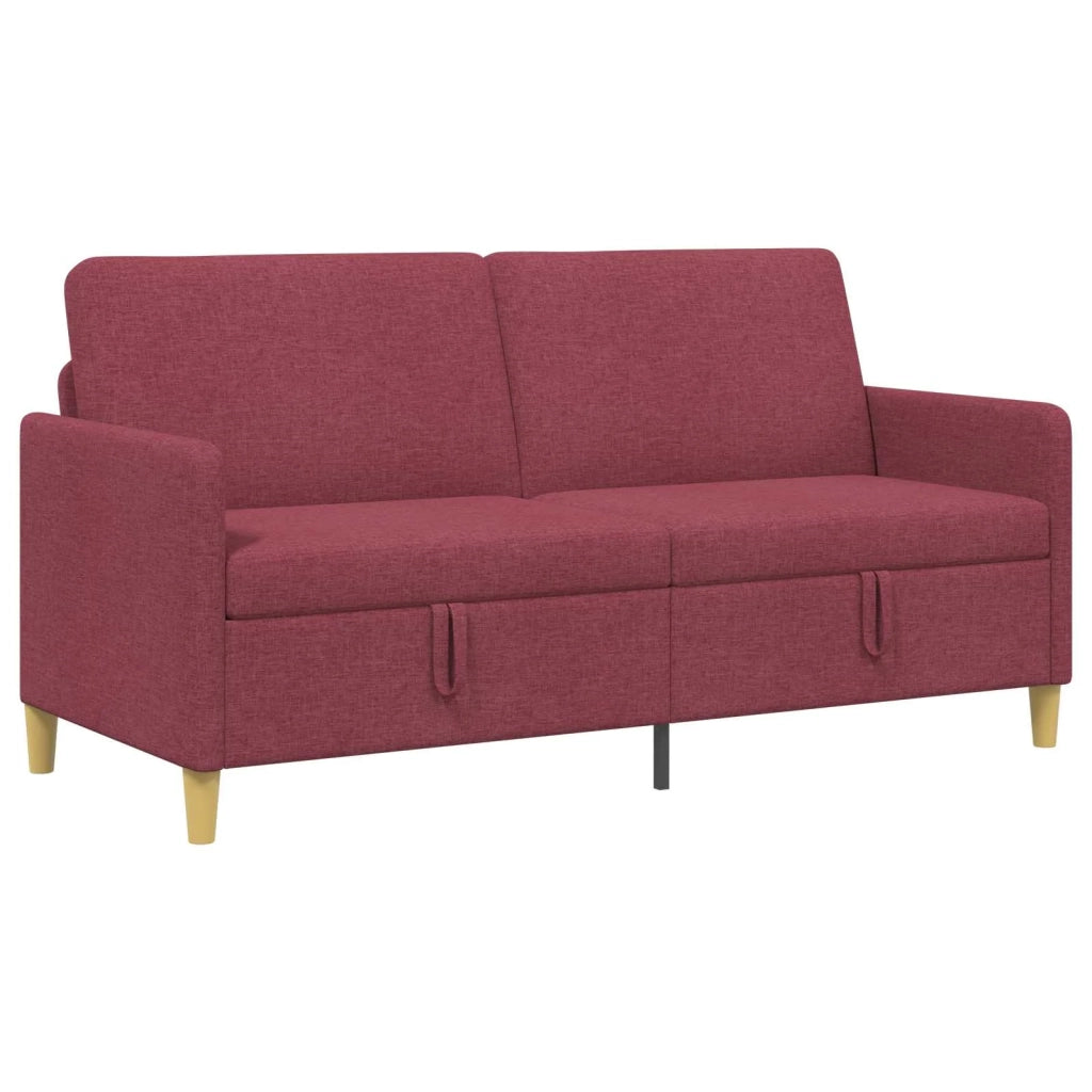 Divano con Storage Rosso Vino 172 x 78 x 87 cm Poliestere 42036950