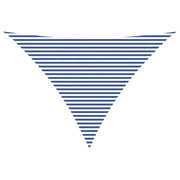 Vela Parasole | Telo Ombra | Vela da ombra solare Blu e Bianco 5 x 5 x 6 m
