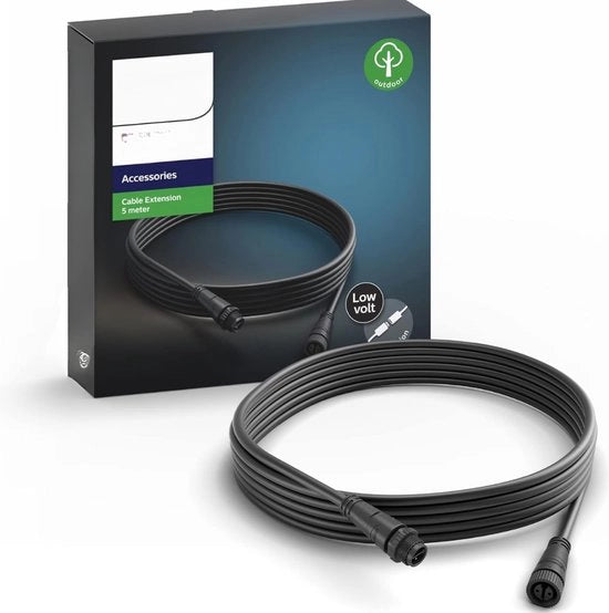 Cavo di allungamento 5 Metri - Nero - IP20 - Installazione semplice - Per Play