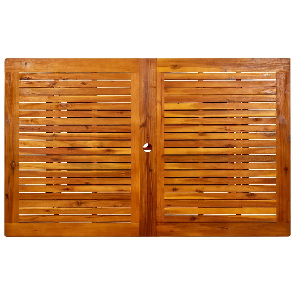 Tavolo da Pranzo per Esterni (160-240)x100x75cm Massello Acacia 316566