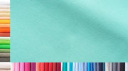 Tessuto a maglia XXL per metro | Doppio: 75 cm largo | Singolo: 150 cm largo | Colore: 30 Pastello Turquesa | 1 m lungo | 96% cotone, 4% elastan | Jersey | 1buy3 | Prezzo base per metro quadrato: € 10,66