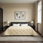 Duvet Estivo Crema 200 x 240 cm Microfibra e Fleece Teddy