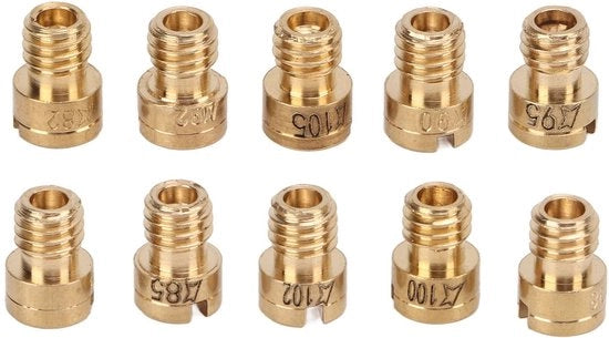 Carburatori Spruzzatori - 10 Pezzi Carburatori Spruzzatori - Alto Livello Metallo - Adatto per GY6 139QMB - Ideale per Scooter e Motociclette.