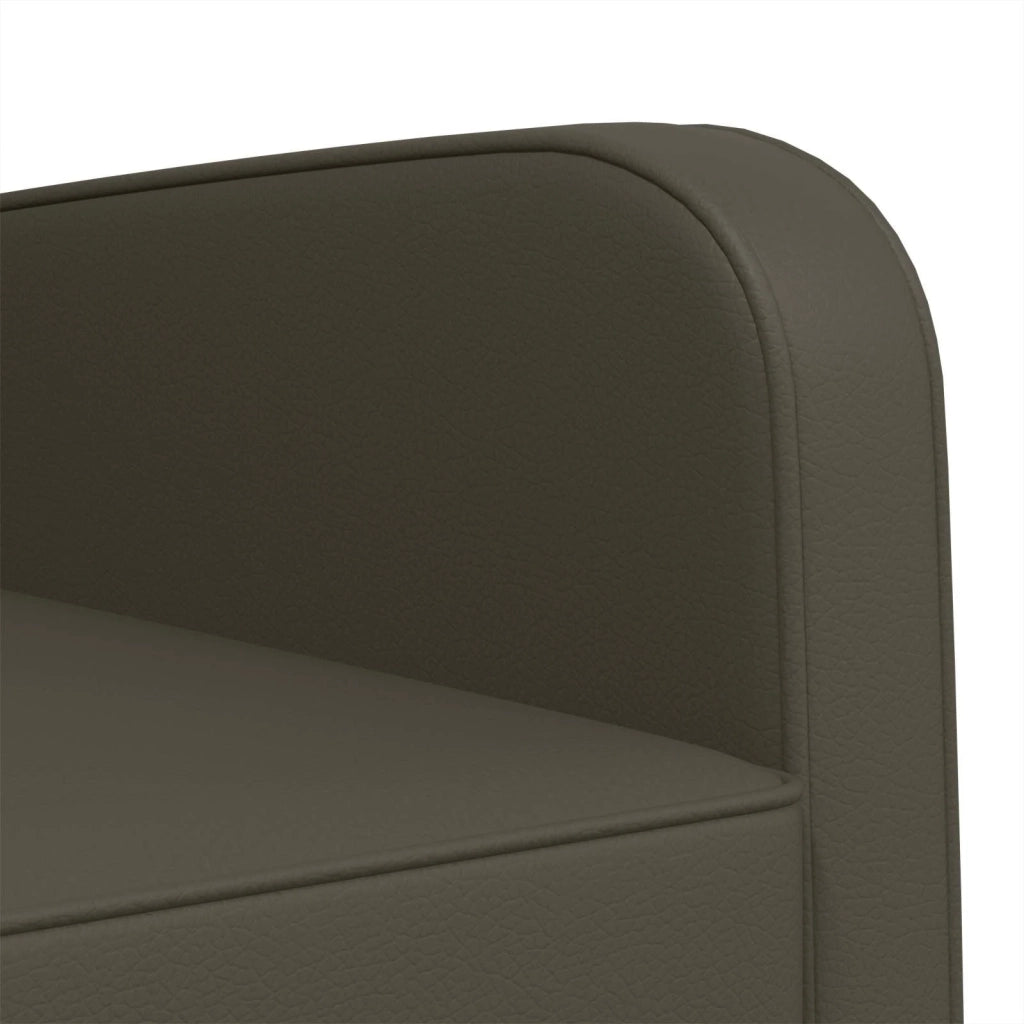 Poltrona Grigio Similpelle 42043429