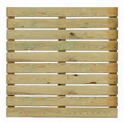 Pavimentazione da Esterno 1 Pezzo Mattonella Kiwi 100x100x3,8 cm in Legno Impregnato