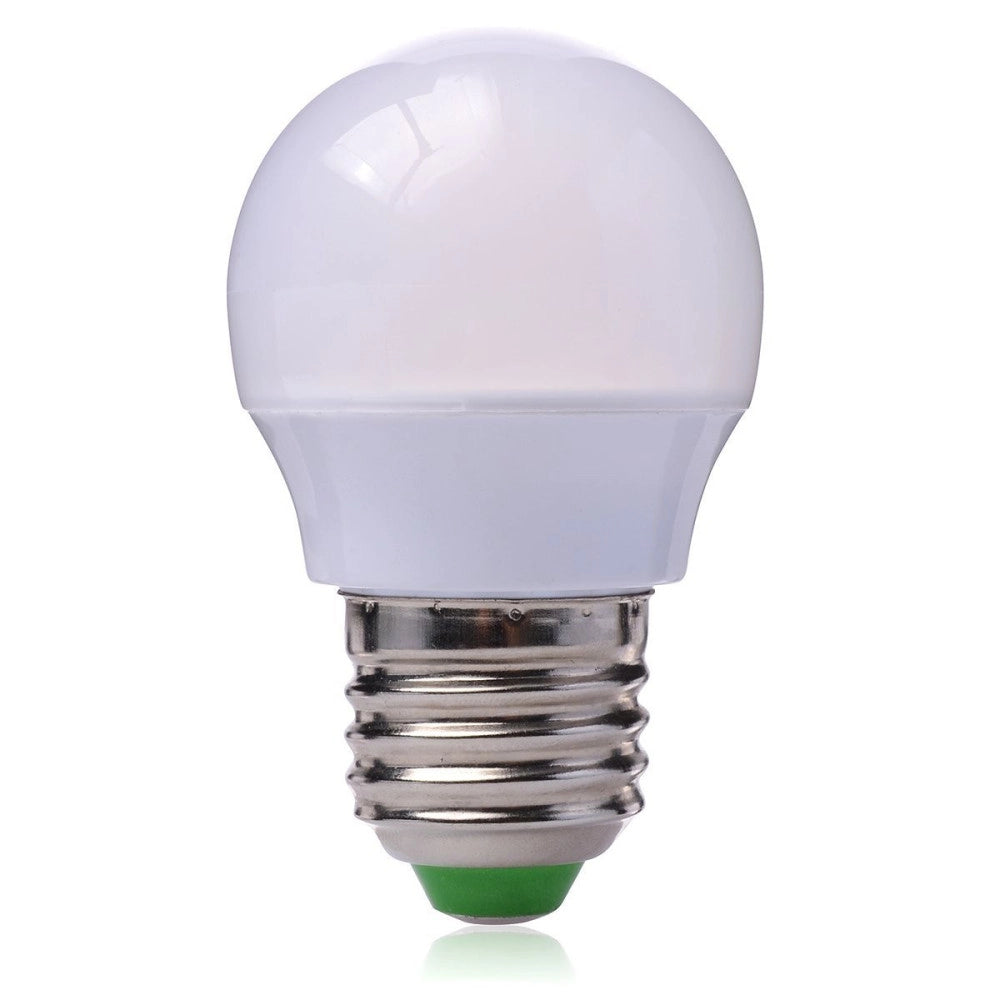 Trade Shop - Lampadina Globetto A Led Da 3w Con Copertura Bianco Latte A Luce Calda Set 10pz -