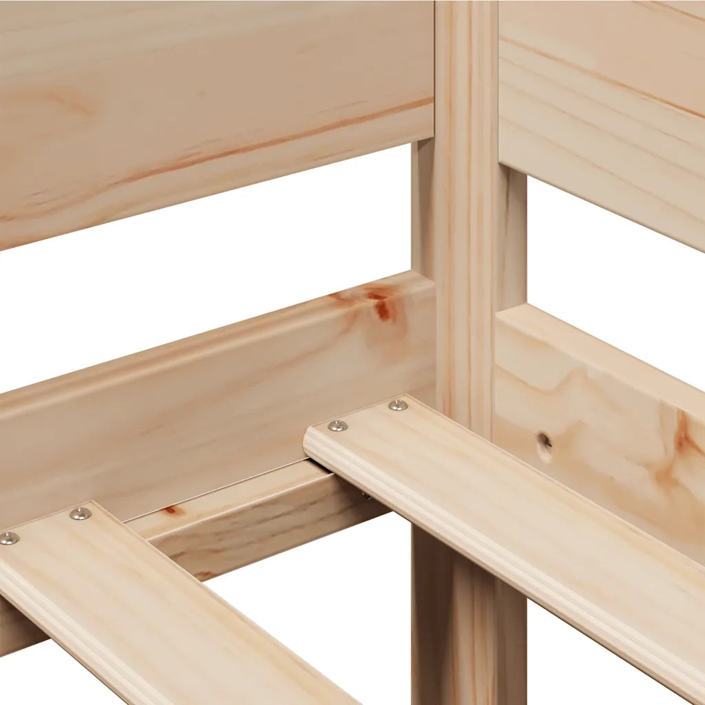 Dormeuse con Cassetti 90x190 cm in Legno Massello Pino 3302118