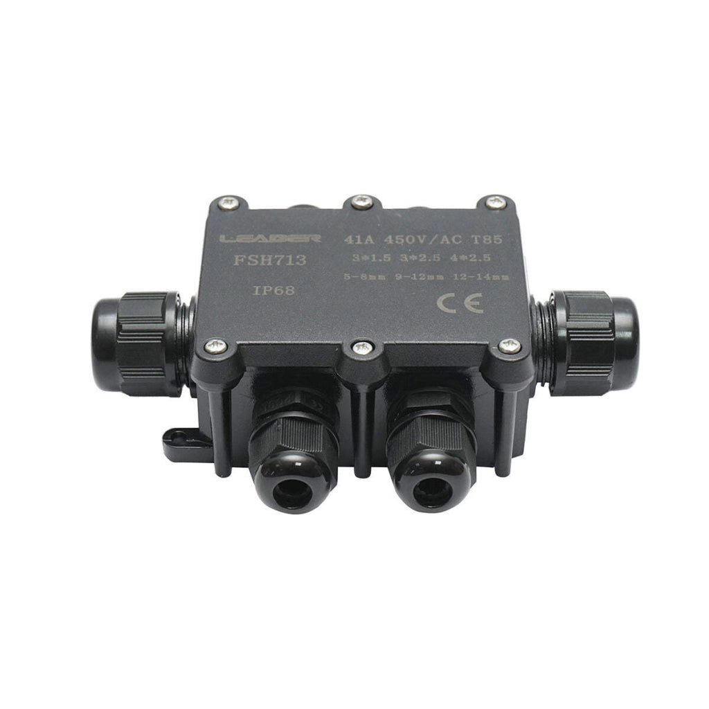 Scatola di derivazione stagna  41A 450V AC, 6 vie 5-14mm IP68 Leader