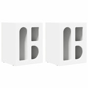 Set di 2 Comodini | Armadio da Notte | Mobiletto da notte Bianco 40 x 35 x 50 cm Legno multistrato