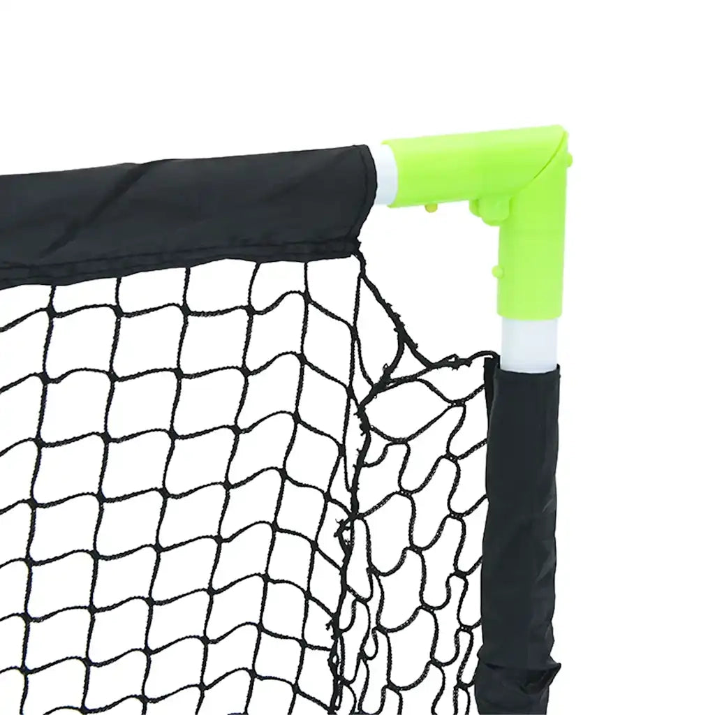 Porta da Calcio per Bambini Pieghevole Nera 90x64x64 cm CFW9187154