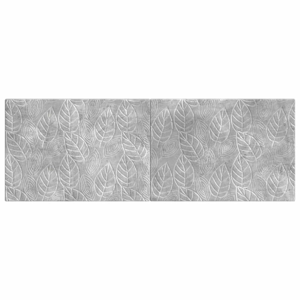 Testiera da Muro DELFT Grigio Cemento Legno ingegnerizzato 897178