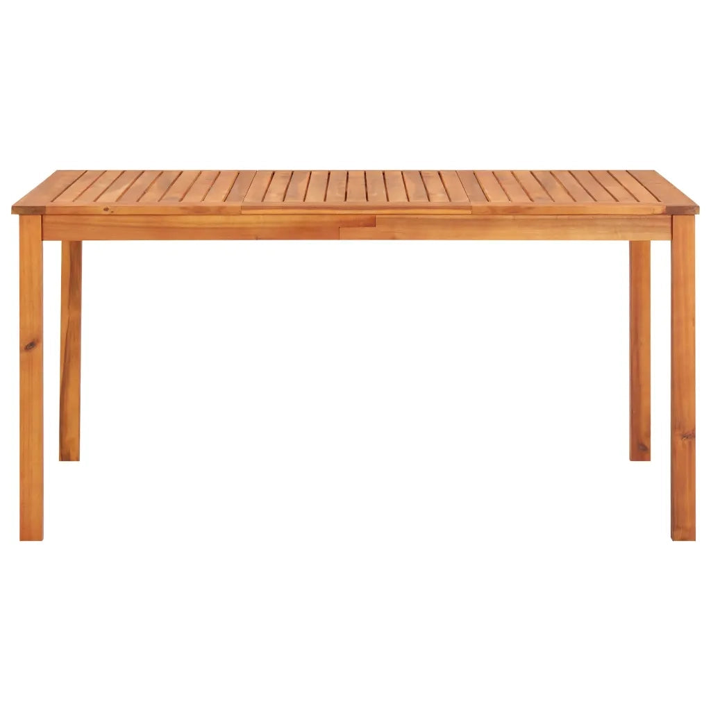 Set da Pranzo da Giardino 5 pz con Cuscini Massello di Acacia 278897