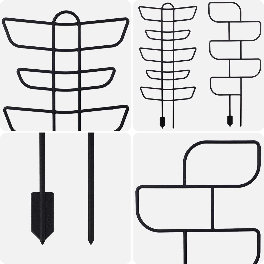 Set di 2 supporti per piante, fiori e piante KADAX, ideali per il giardino.