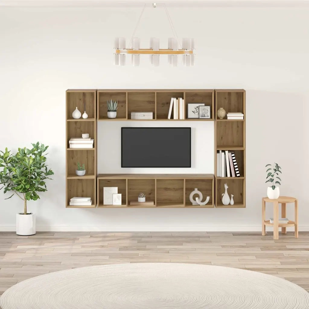 Set mobile TV 4 pcs Marrone 37 x 37 x 142,5 cm 3393545