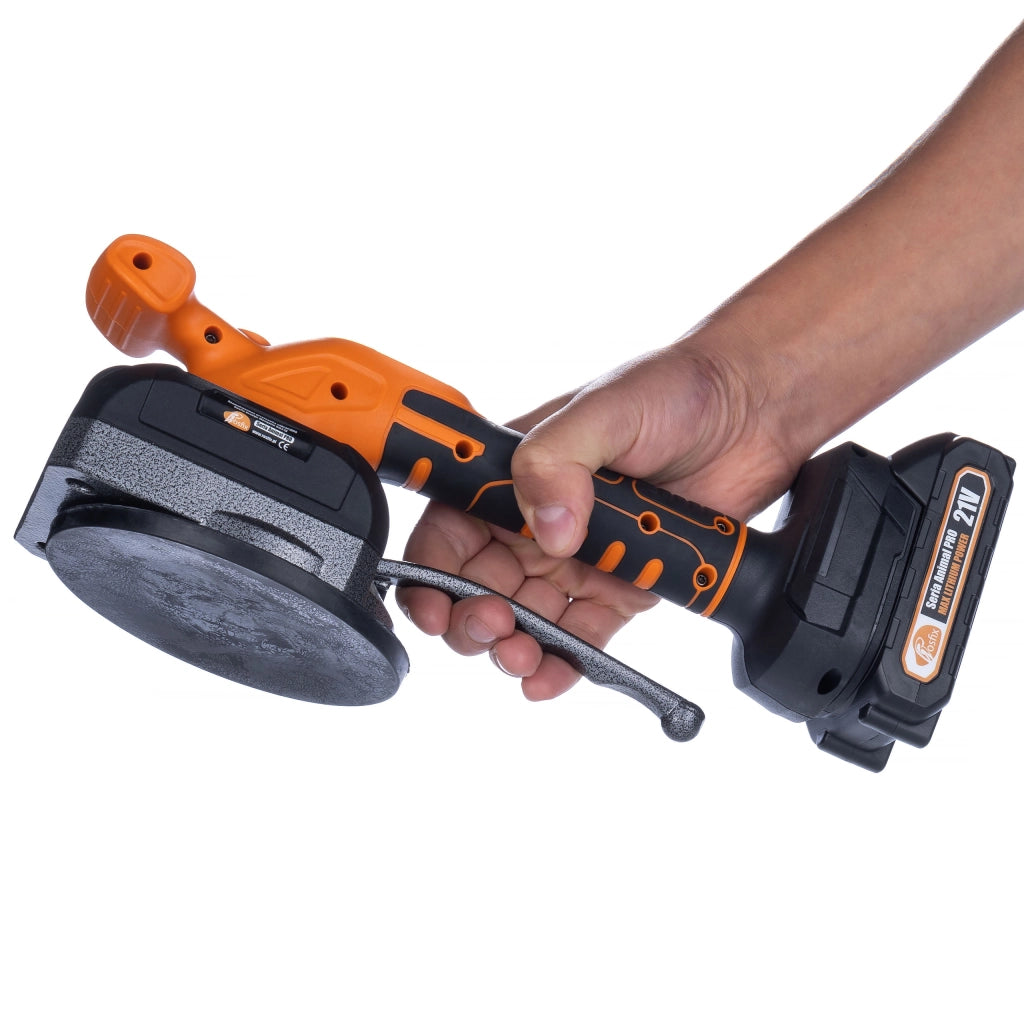 Pompa a Vuoto Vibrante Senza Fili Orange Mosquito OM21V – 21V, 800W, 120kg | Set con 2 Batterie e Valigetta