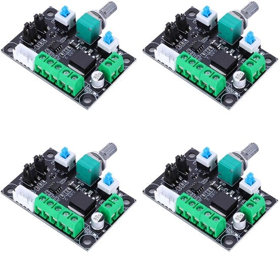 Controller di Stappenmotor - Generatore di Segnale Pulsato - Controllo di Rotazione Positiva/Negativa - Regolatore di Velocità - Costruito in Plastica - Dimensioni 38,6 x 58 mm - Controller di Motori