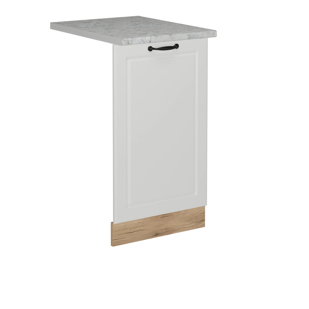 Pannello frontale della lavastoviglie R-Line Bianco rustico/Rovere dorato 45 cm, PL Marmo Vicco