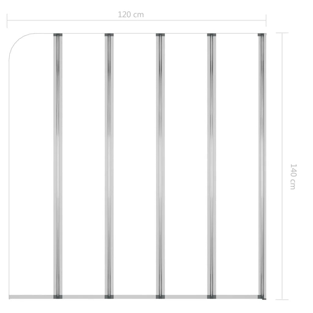 Box vasca 120 x 140 cm vetro temperato trasparente 02_0003741