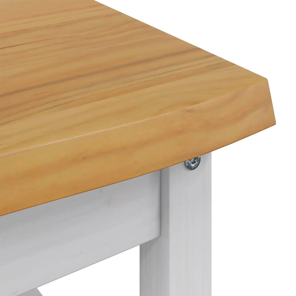 VidaXL Tavolino da salotto EKAI Bianco 100 x 60 x 45,5 cm 42037020