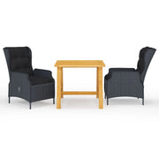 Set da pranzo da giardino per esterni 3 pezzi mobili grigio scuro 02_0013633