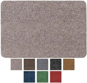 Mat di ingresso, mat di corridoio, lavabile, impermeabile, robusto, mat di ingresso per soggiorno, per porta d'ingresso, per corridoio, per cucina, per camera da letto, 40x60cm, Telaio, marrone chiaro