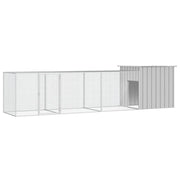 Gabbia per polli 400 x 91 x 100 cm acciaio zincato grigio 02_0041658