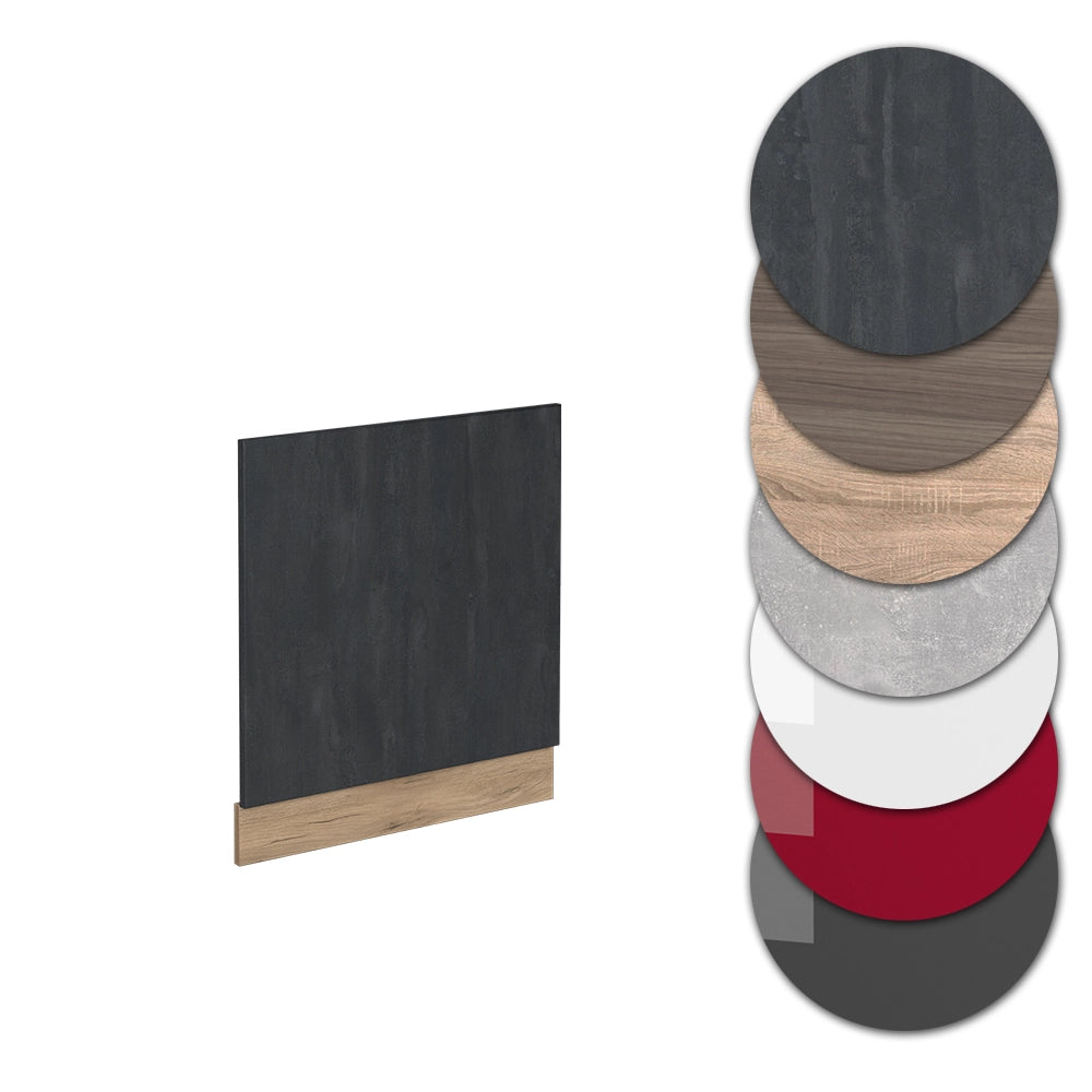 Pannello frontale R-Line Calce nera/Rovere dorato 60 cm PL Marmo Vicco