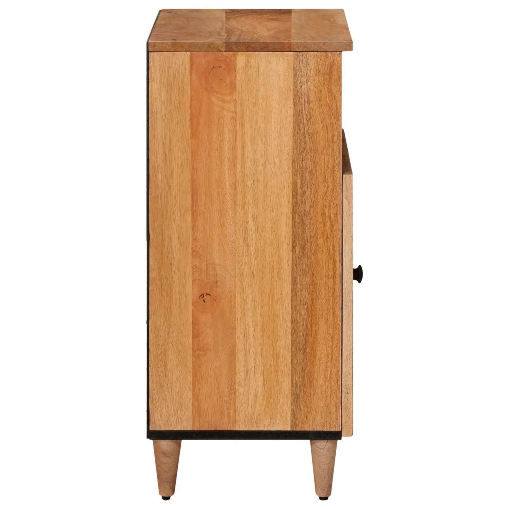 Credenza Naturale 60 x 33,5 x 75 cm Legno di mango massello