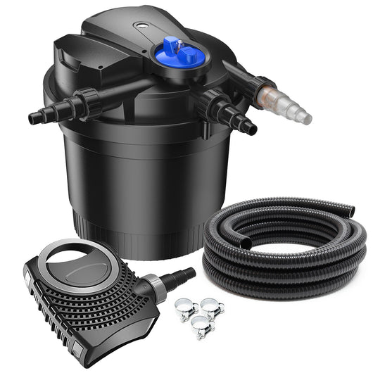 Set filtrante per laghetto CPA-5000 fino a 8000l UVC 11W Pompa NEO2800 Tubo