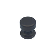 Pomolo fisso per porta SAGUATTI 175/50IB in alluminio marrone opaco