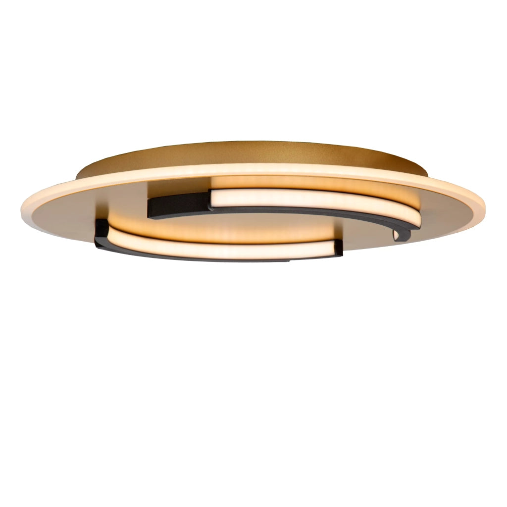 Plafoniera LED Lucide Andreas 39,6cm 30W ottone rotonda