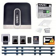 FAAC RAPID C720 KIT 3 MT DI CREMAGLIERA IN NYLON AUTOMAZIONE CANCELLO SCORREVOLE