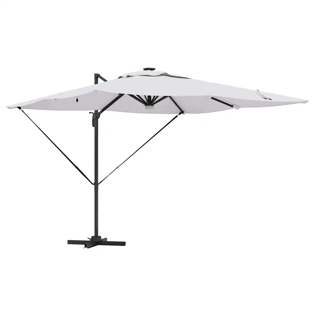 Parasol Roma Beige 286 x 284 x 270 cm Alluminio e Poliestere 42003351