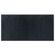 Tappeto del soggiorno | Tappeto Rettangolare Grigio 100x200 cm in Bamb¨´