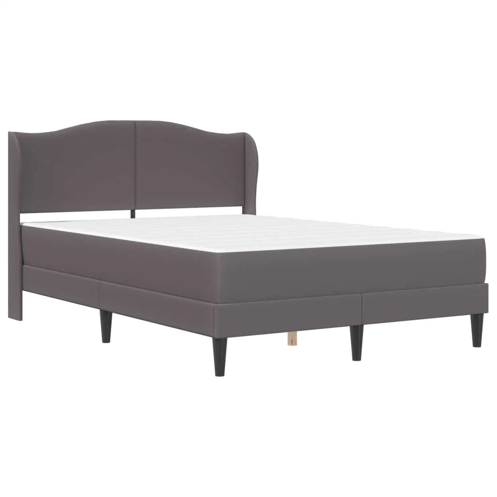 Struttura del letto con testiera Grigio 140 x 200 cm Similpelle 3415154