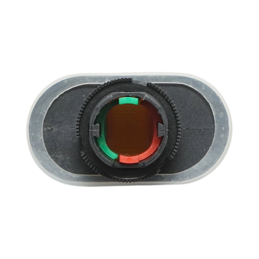 Testa pulsante di comando doppio rosso-verde con cappuccio protettivo Ø 22mm LAY5 Breckner Germany