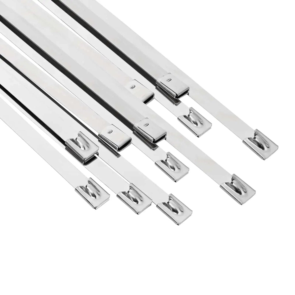 Fascetta per Cavi 12 pz 7,9 x 350 mm Argento 42029376