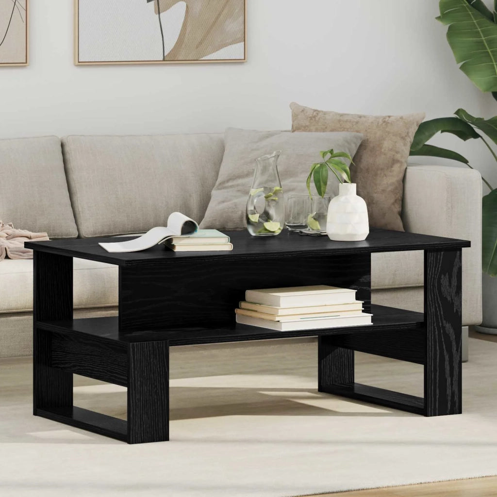 Tavolino da salotto Rovere Nero 90 x 50 x 40 cm 8000213