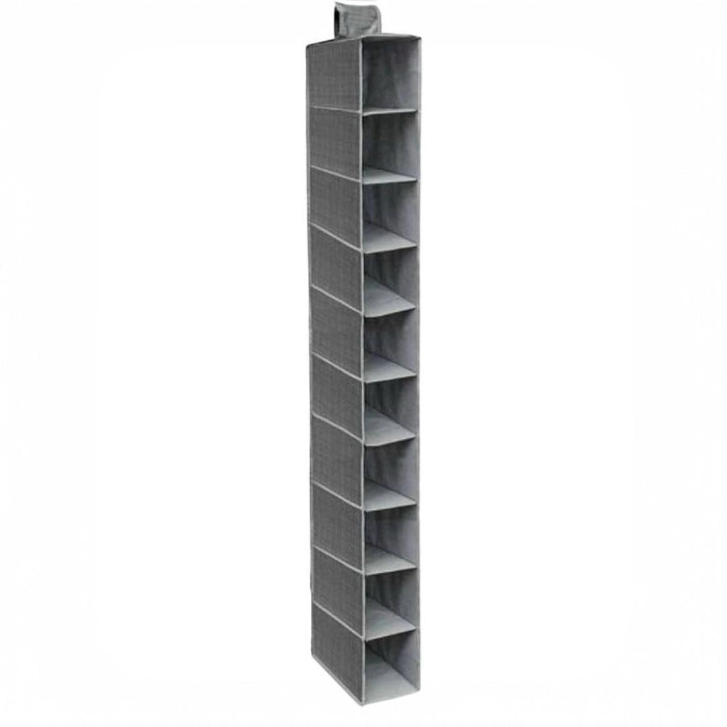 Organizer Armadio in Tessuto Portatutto Organizzatore Pensile 10 Ripiani 69705
