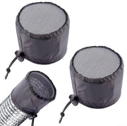 Kit di crescita per piante - Ventilatore di aspirazione - Filtro a rete - Progettazione elastica - Nero - 2 pezzi - Adatto per la crescita delle piante