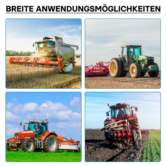 Profilo scanalato per albero cardanico GT2 Giunto scanalato 300 mm 8-32x38x6 Trattore Cardano