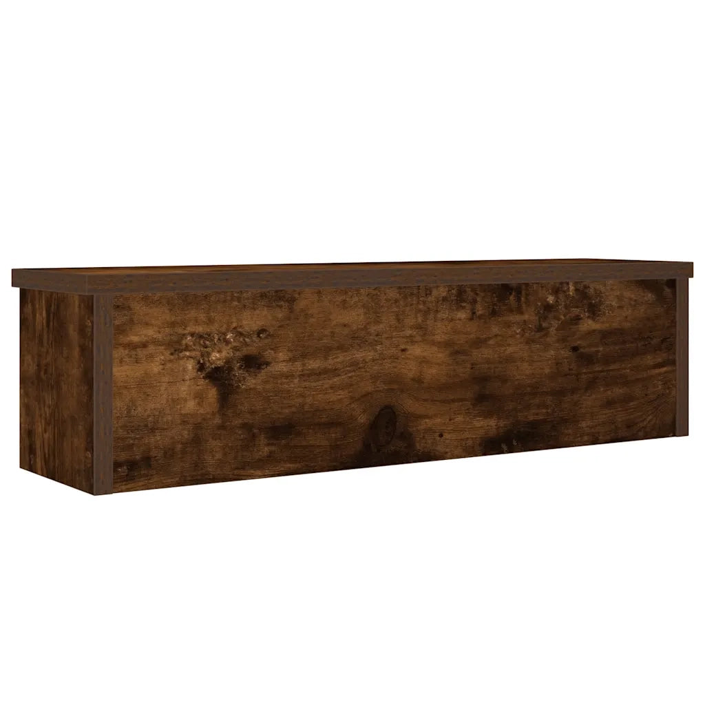 Scaffale da Cucina Impilabile Rovere Fumo 60x15x16 cm 860507