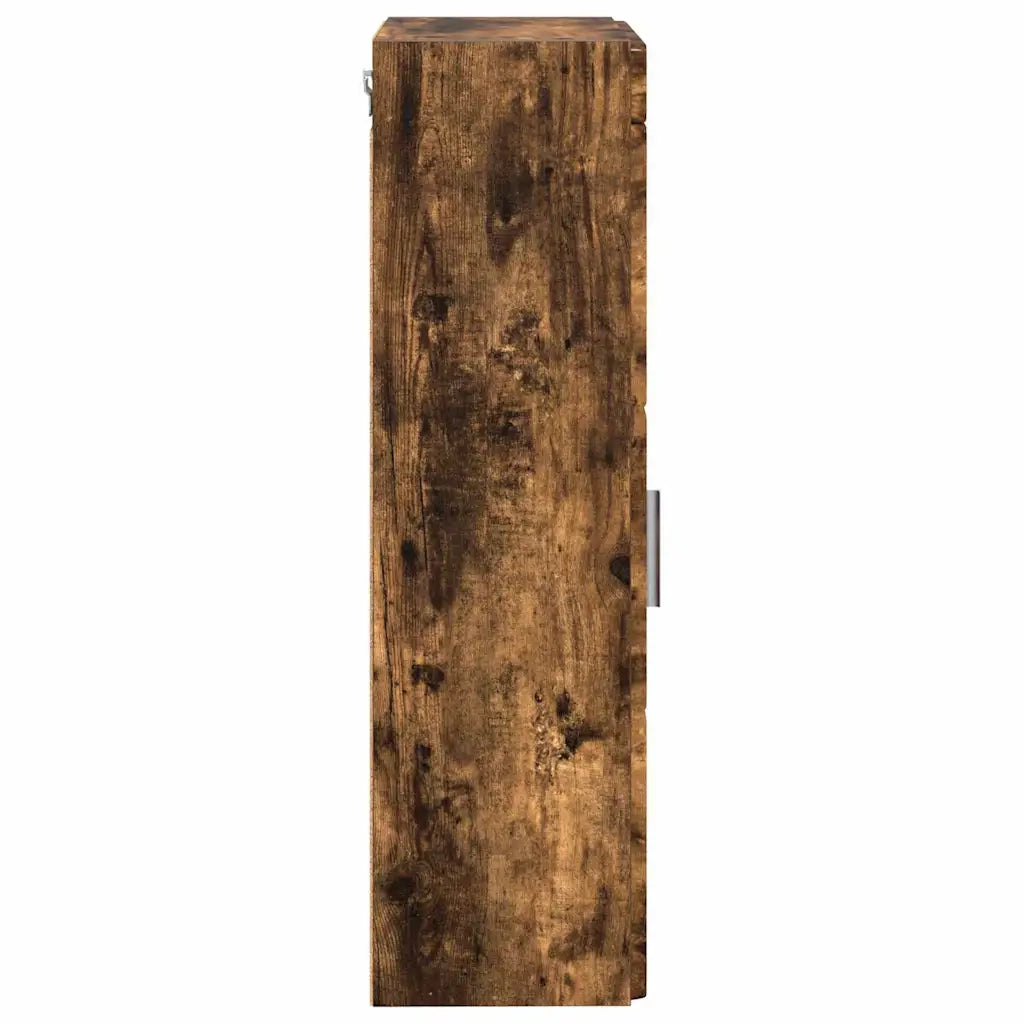 Armadio da bagno a muro TULUM Rovere fumé 37 x 24,5 x 86 cm