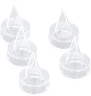 Set di sostituzione per imbuto per alimenti - 5 pezzi - Silicone di classe alimentare - Facile da pulire - Materiale trasparente - Utilizzo sicuro - Set di sostituzione per pompa per bambini