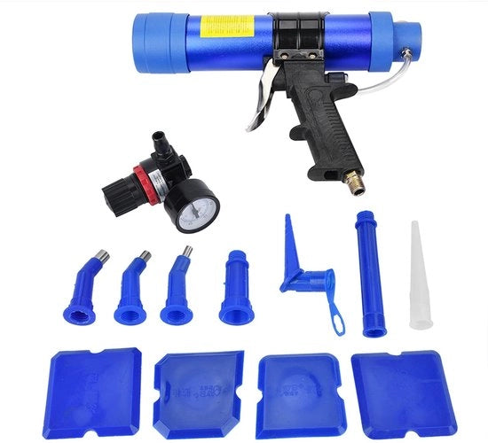 Kitpistool pneumatico regolabile per sigillanti
