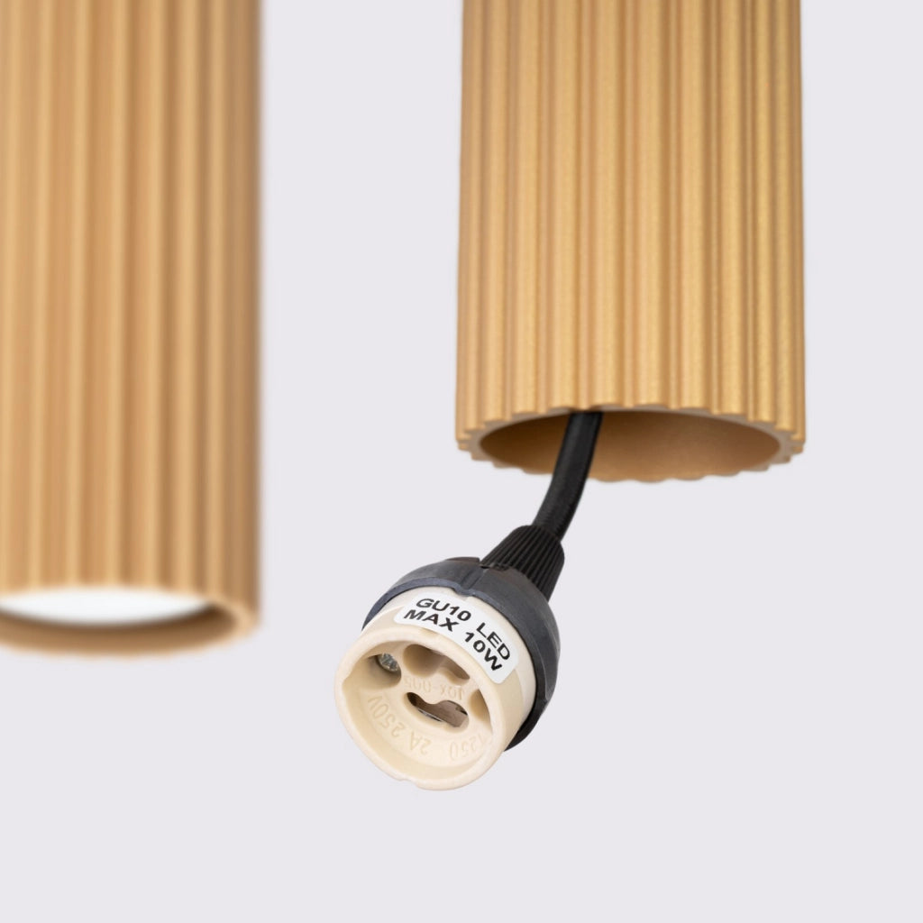 Lampada a sospensione KARBON 4L oro