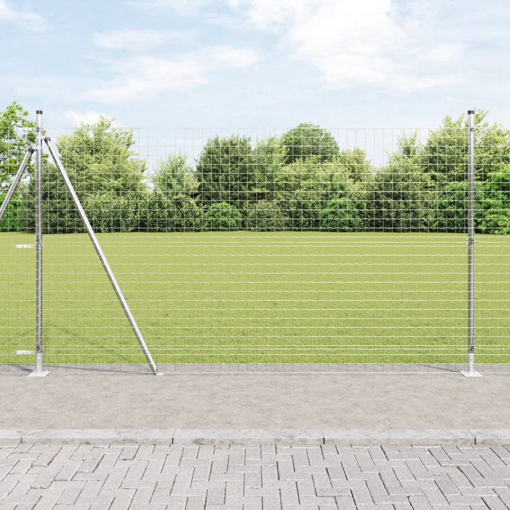poste per recinzione con basi 13 pcs Ã˜32mm 88,5cm in acciaio zincato